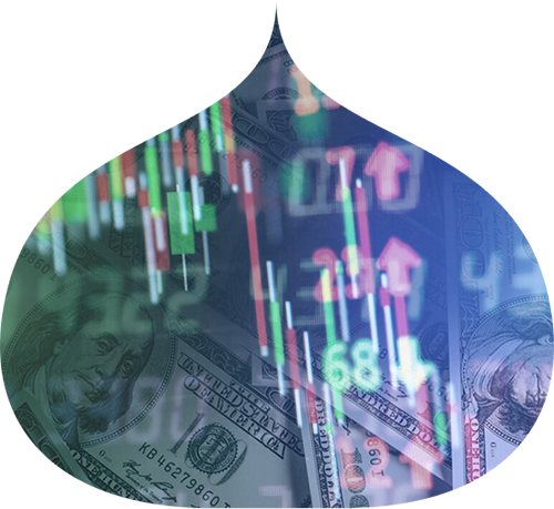 Dollar image with graph